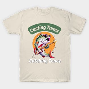 Casting tunes catching tones T-Shirt